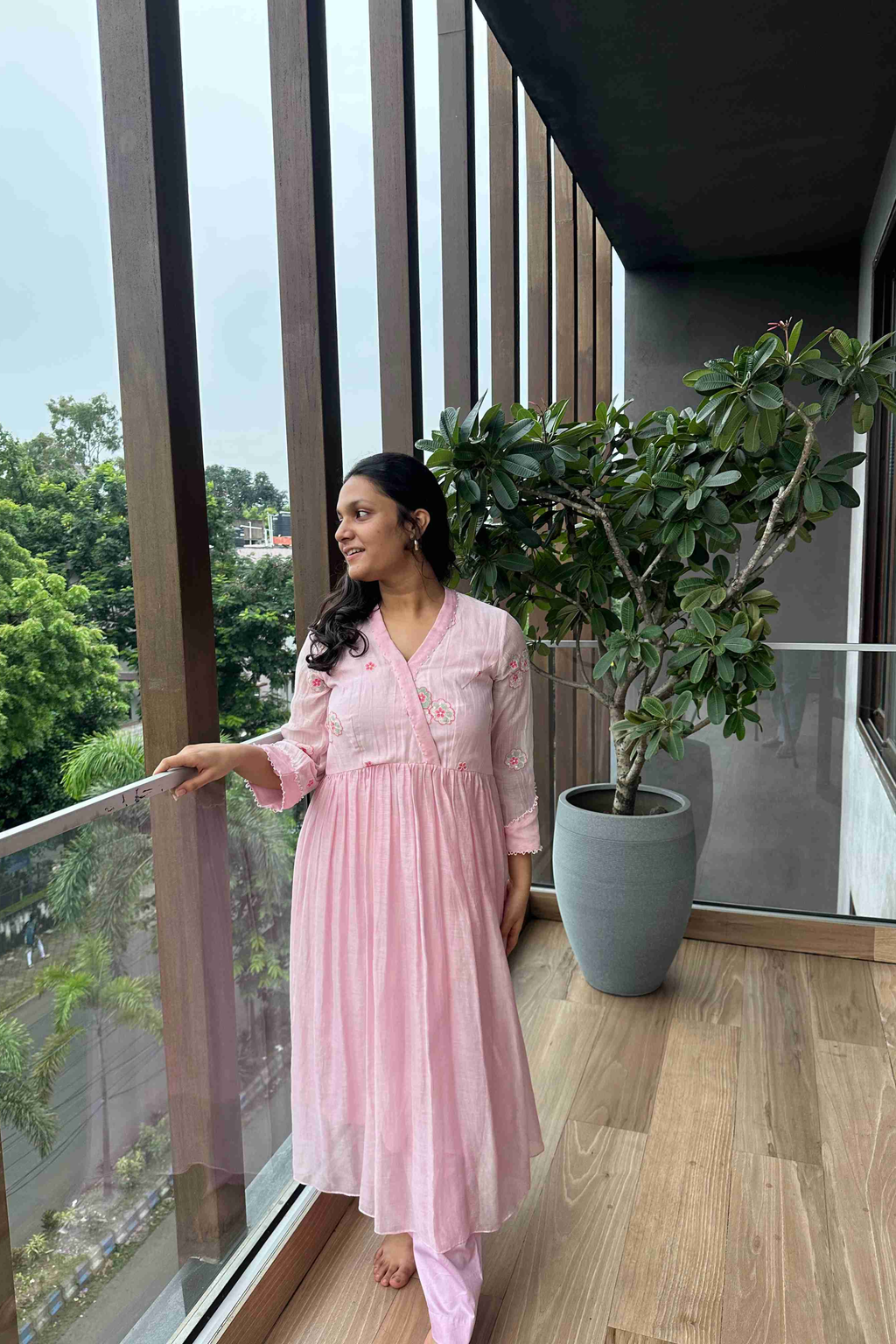 VINA ANGRAKHA KURTI WITH PANTS