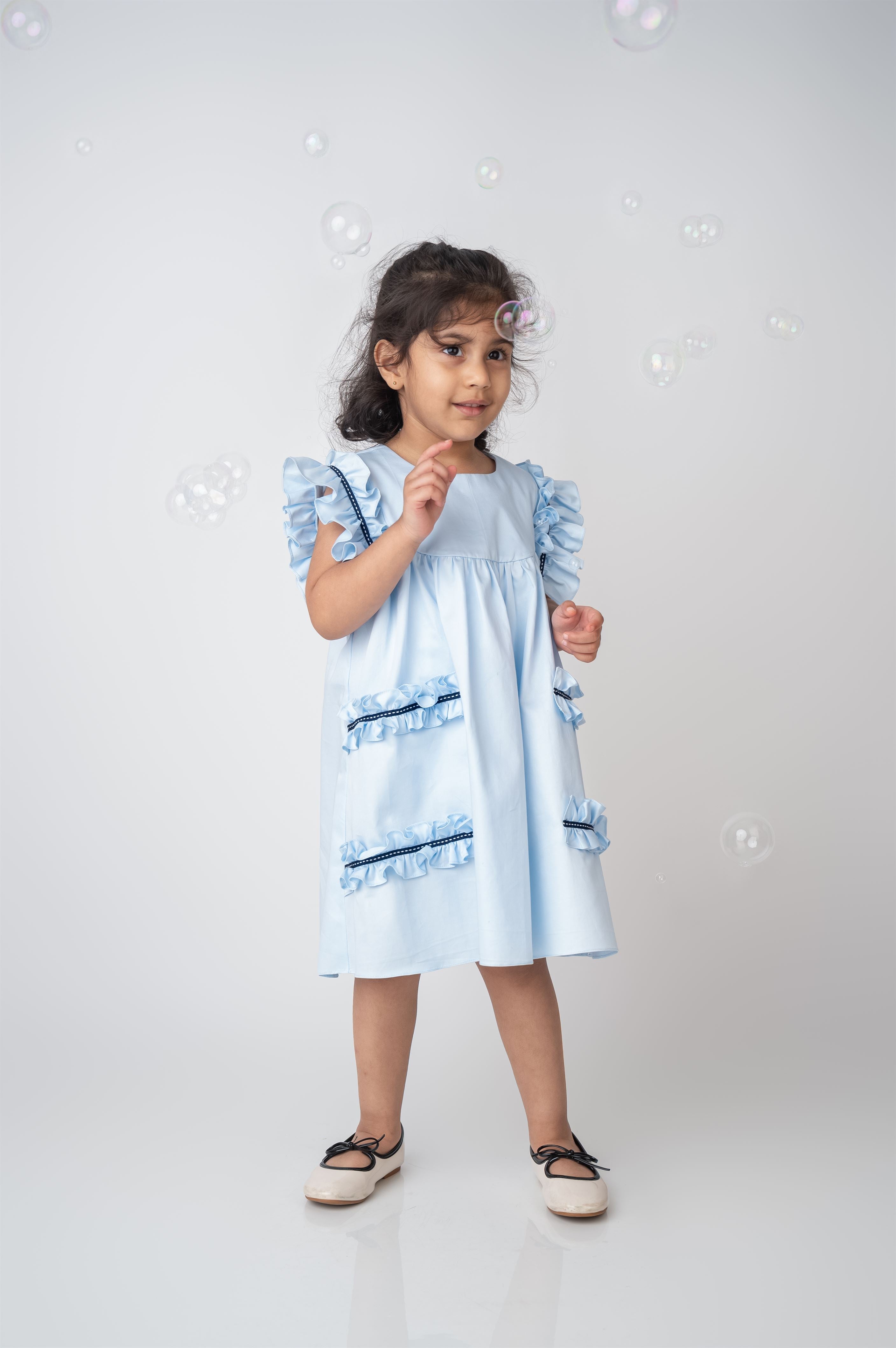 FRILL & FLUTTER DRESS