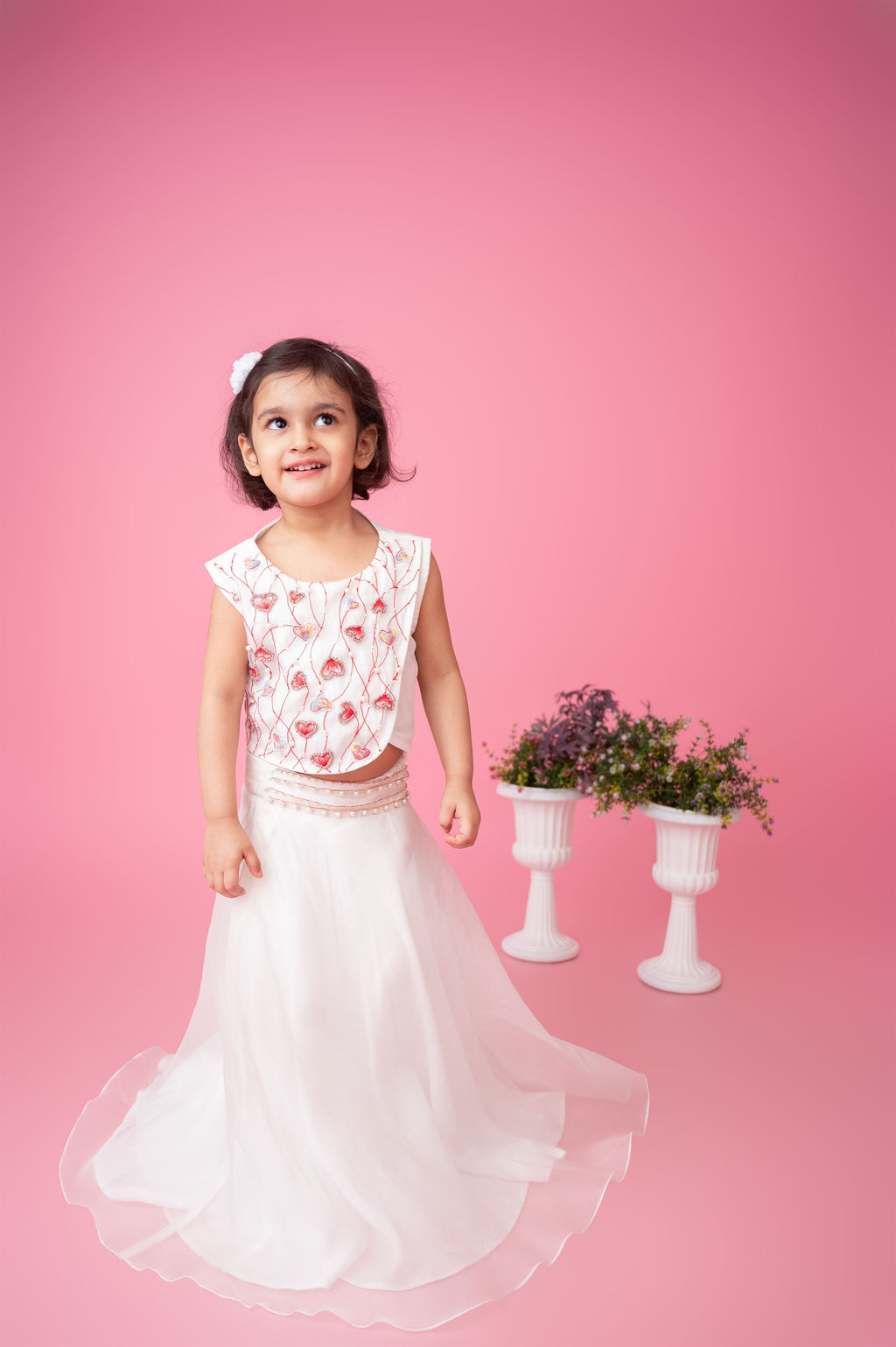 ALL HEARTS SKIRT SET