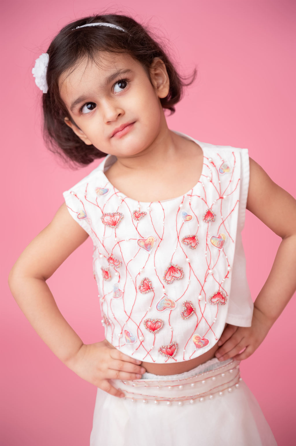 ALL HEARTS SKIRT SET