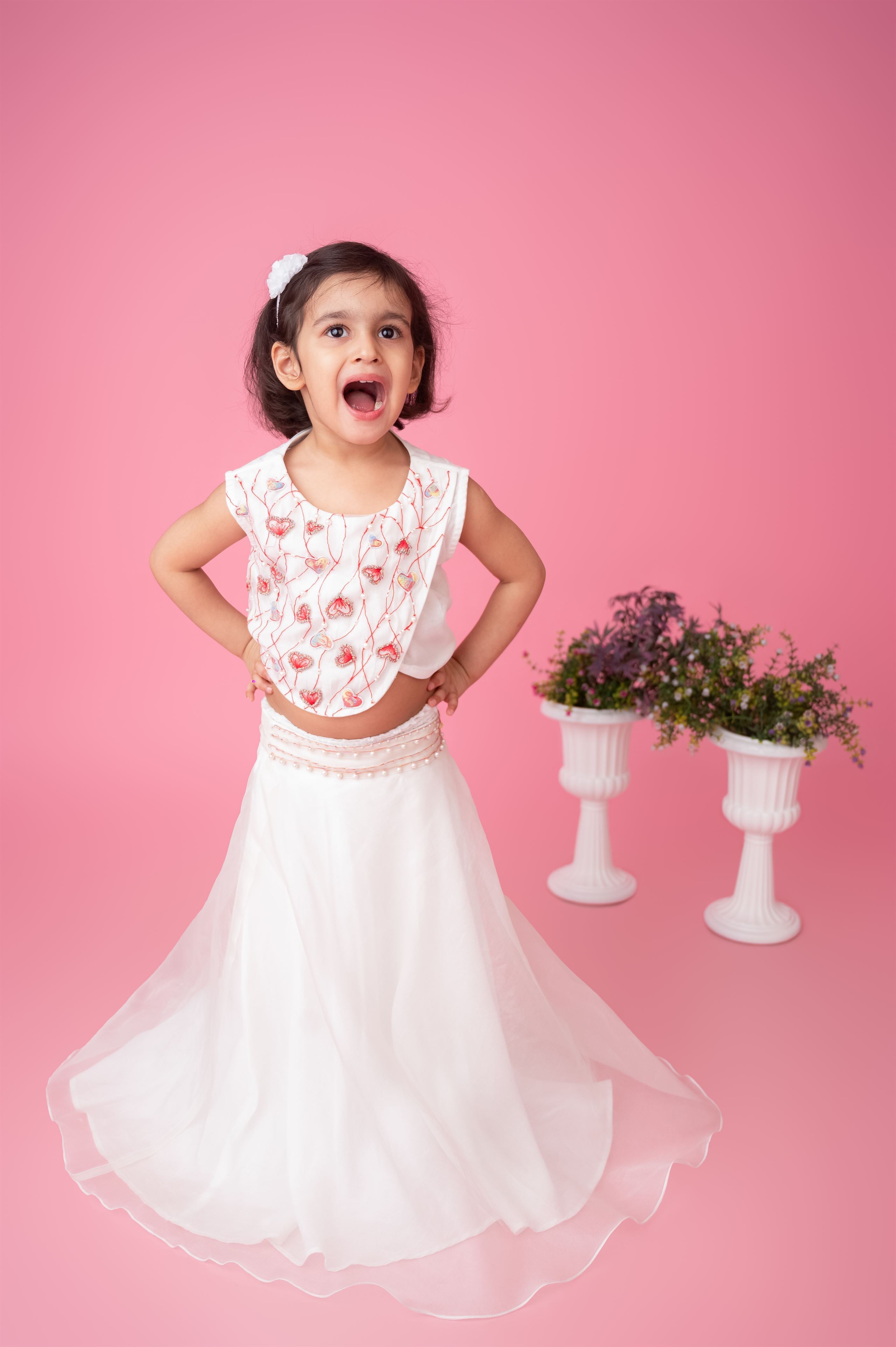 ALL HEARTS SKIRT SET