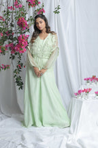 AVYANA ORGANZA PEPLUM CO-ORD SET