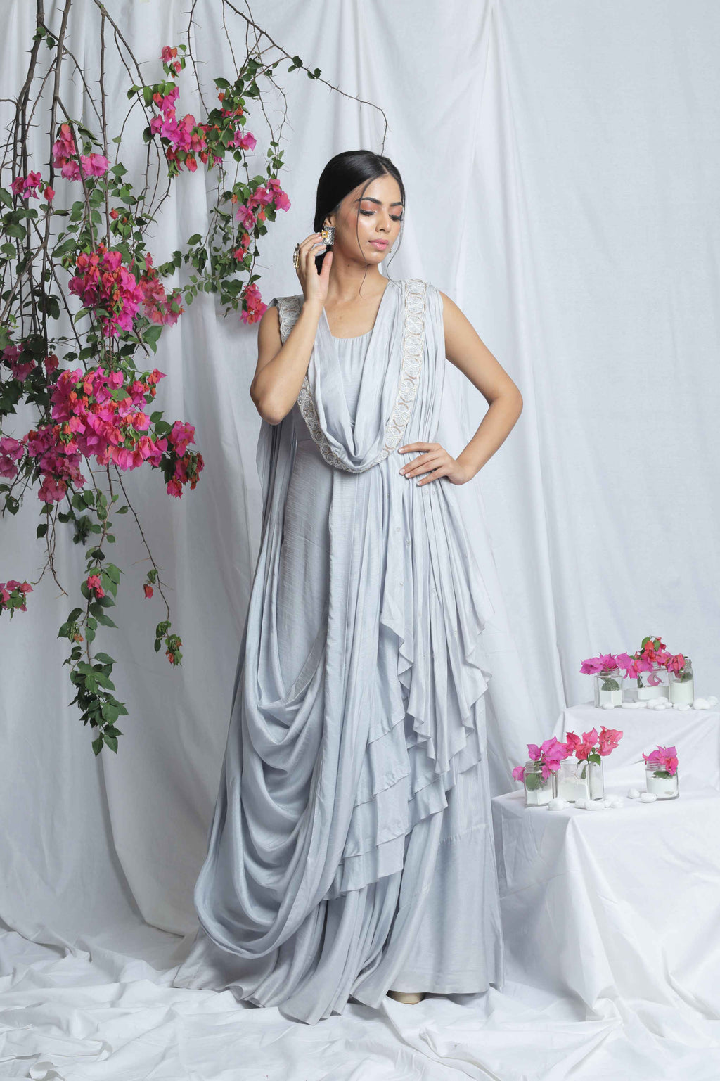ELARA COWL GOWN