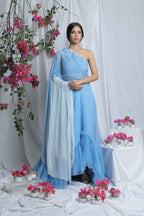 AVYANA ONE SHOULDER GOWN