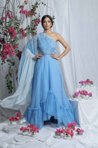 AVYANA ONE SHOULDER GOWN