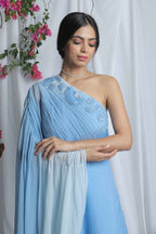 AVYANA ONE SHOULDER GOWN