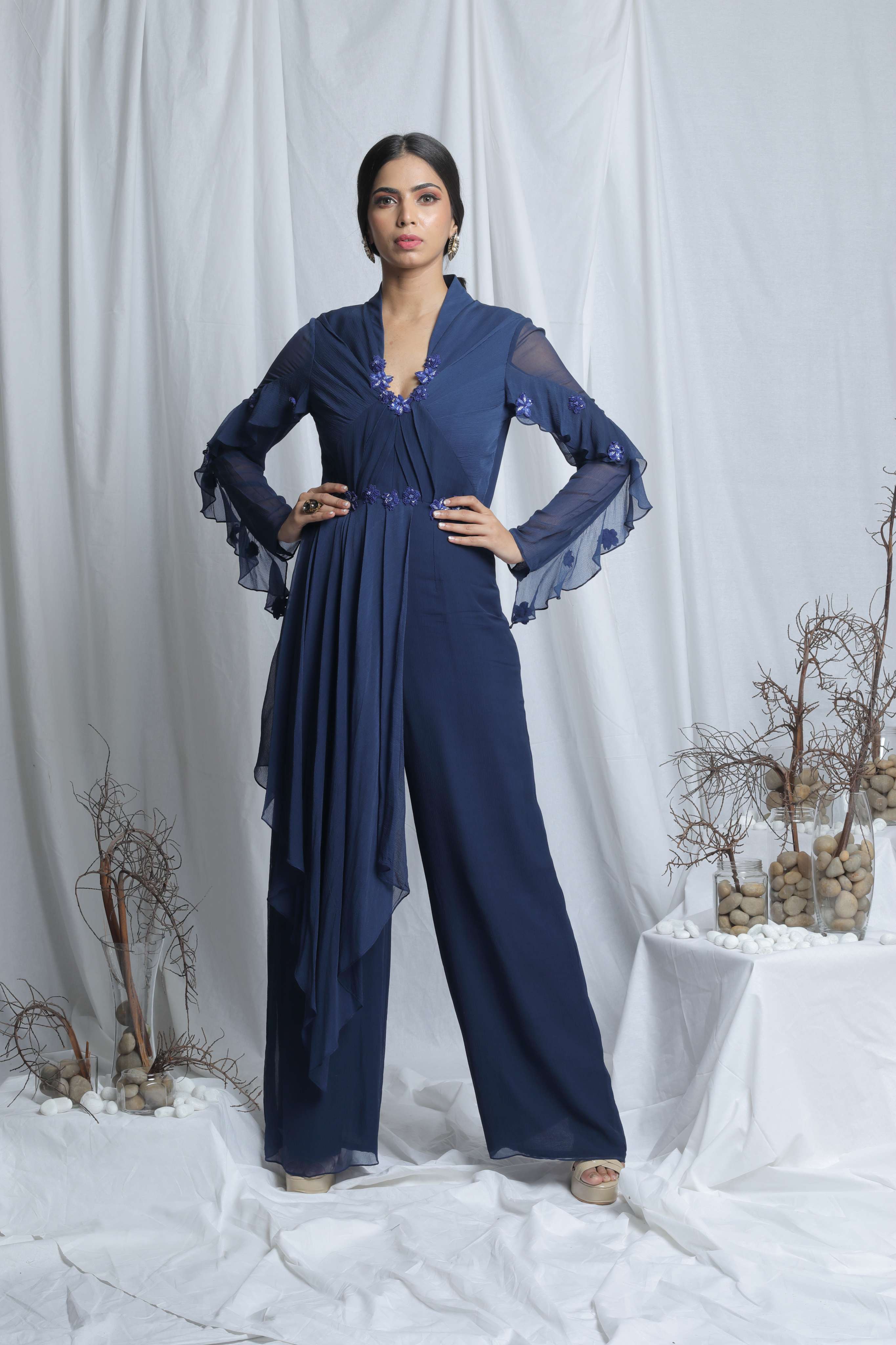FIORELLA PLEATED JUMPSUIT Main image