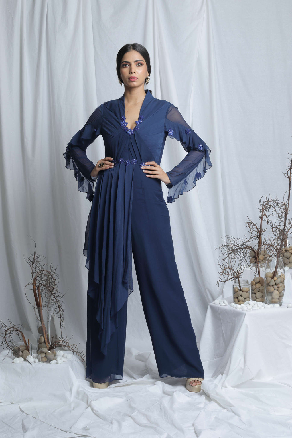 FIORELLA PLEATED JUMPSUIT
