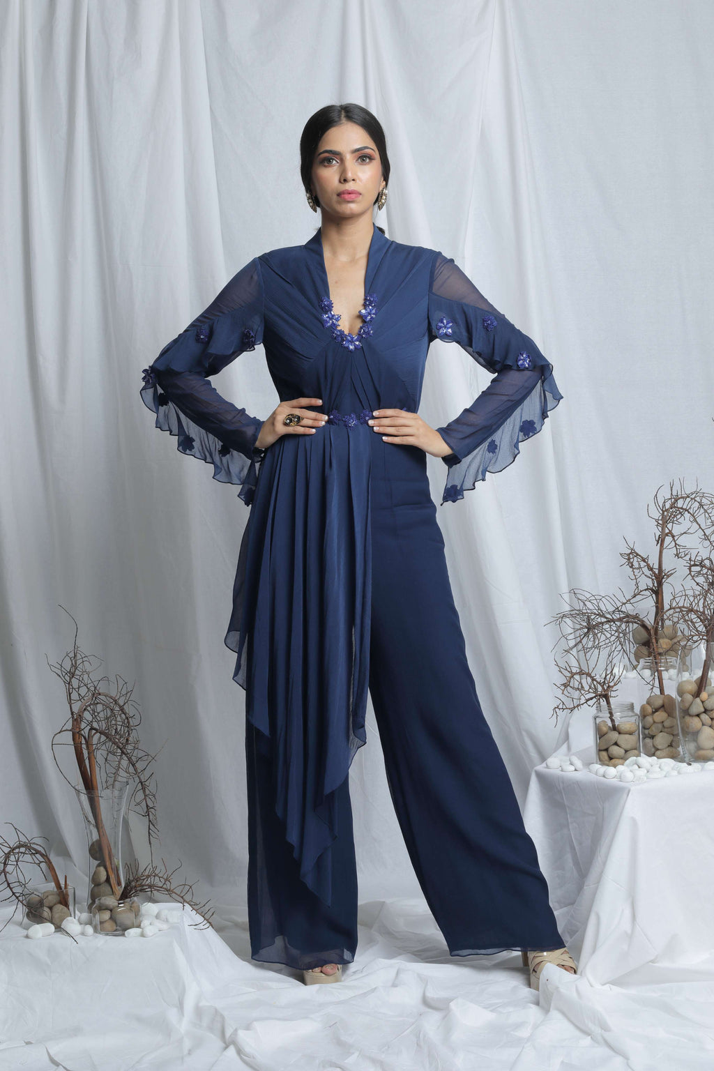 FIORELLA PLEATED JUMPSUIT