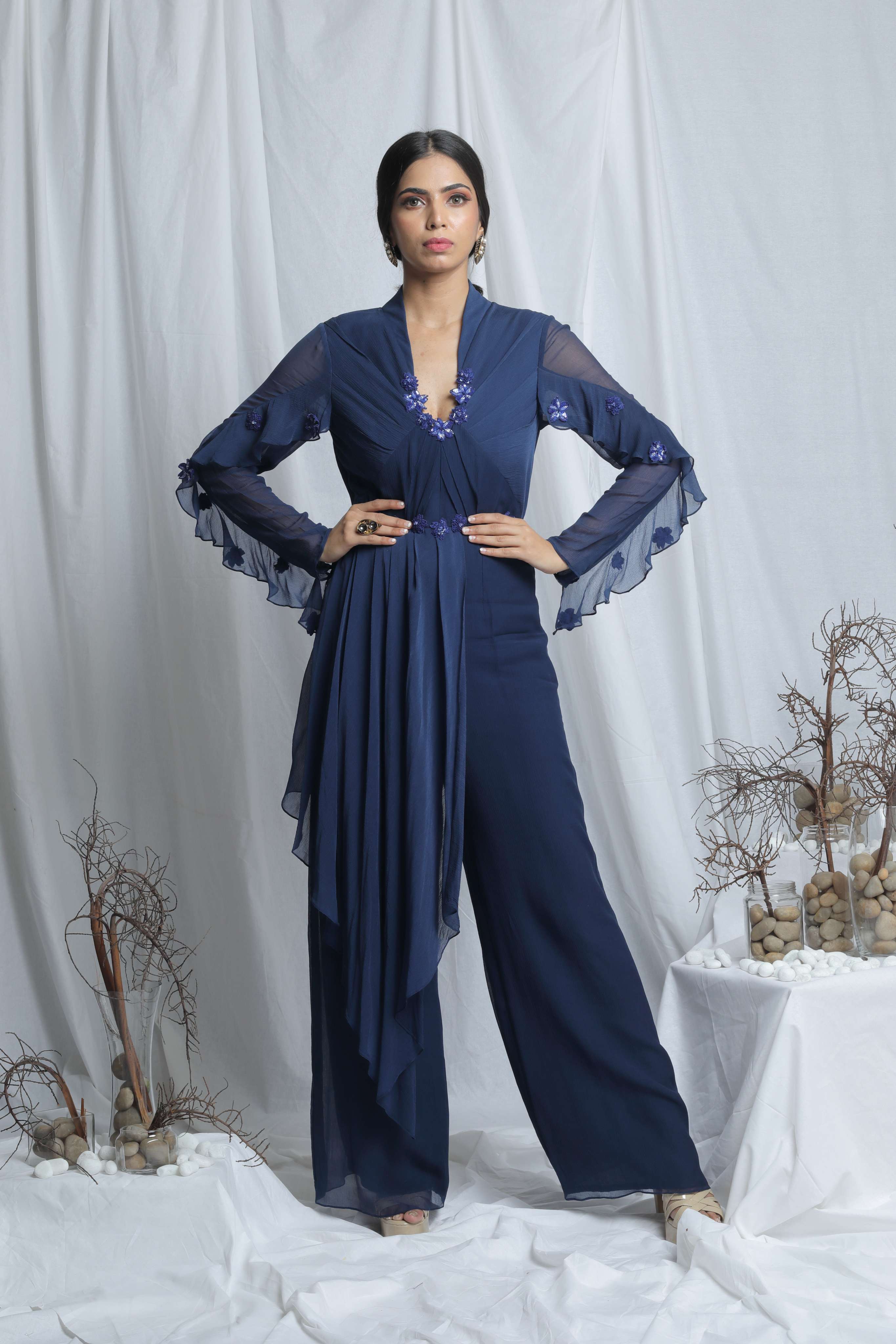 FIORELLA PLEATED JUMPSUIT