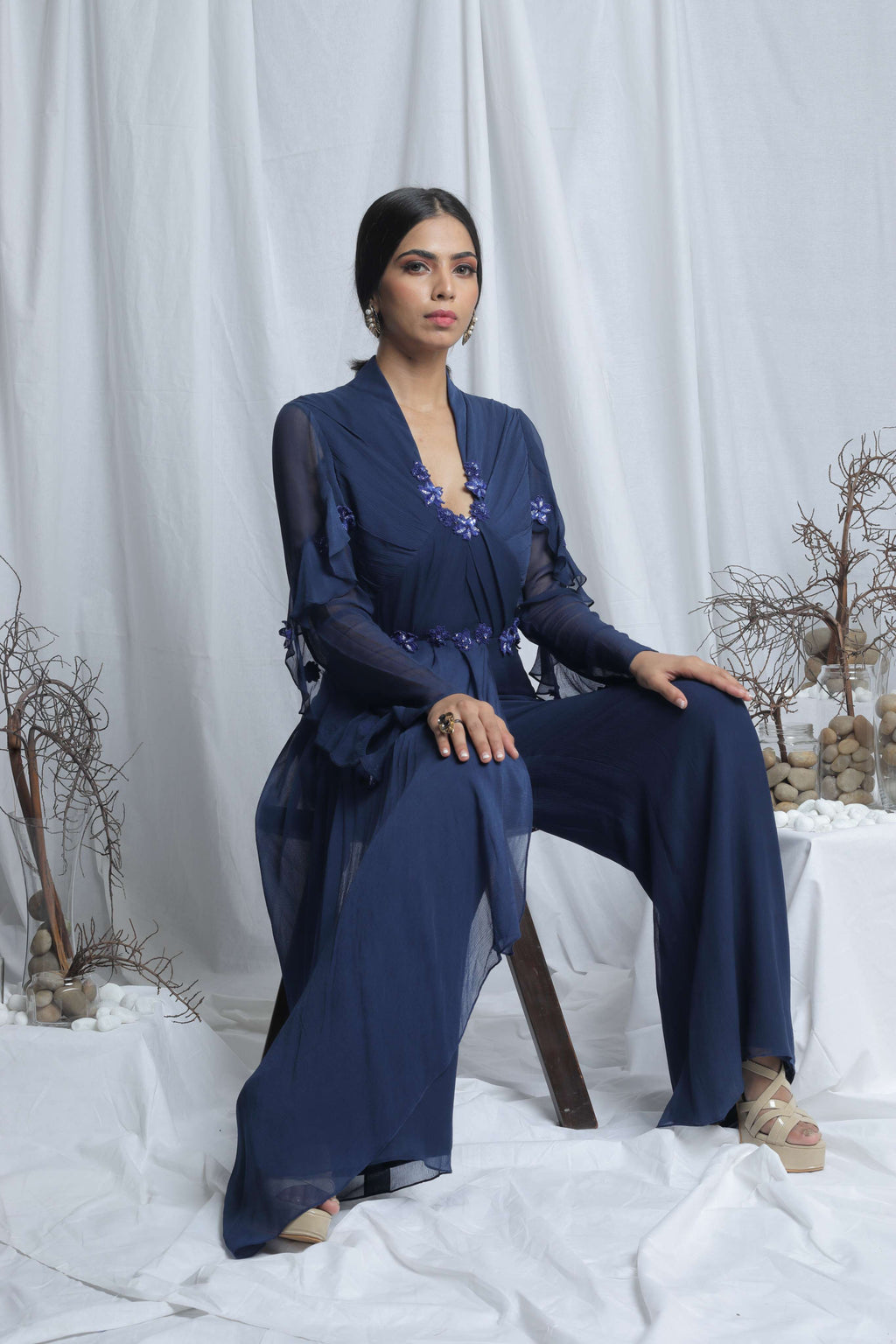 FIORELLA PLEATED JUMPSUIT