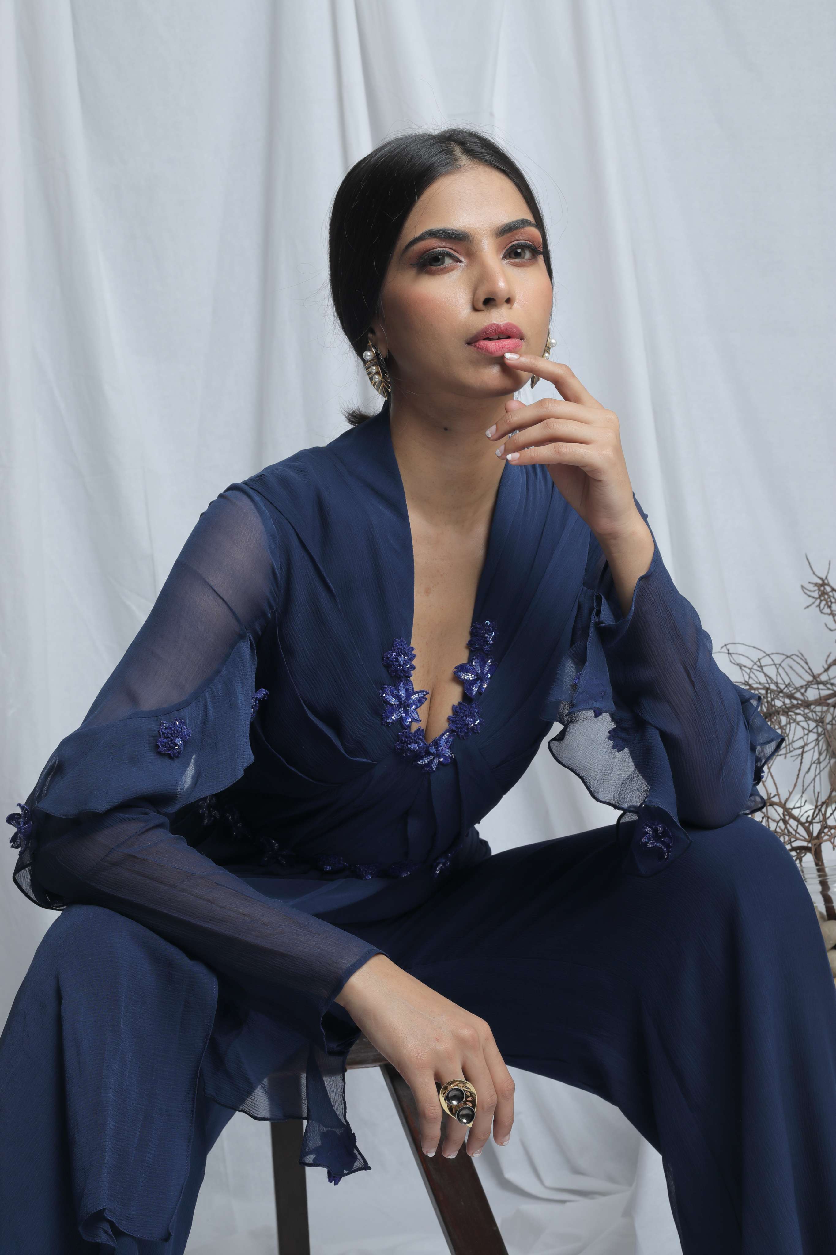 FIORELLA PLEATED JUMPSUIT