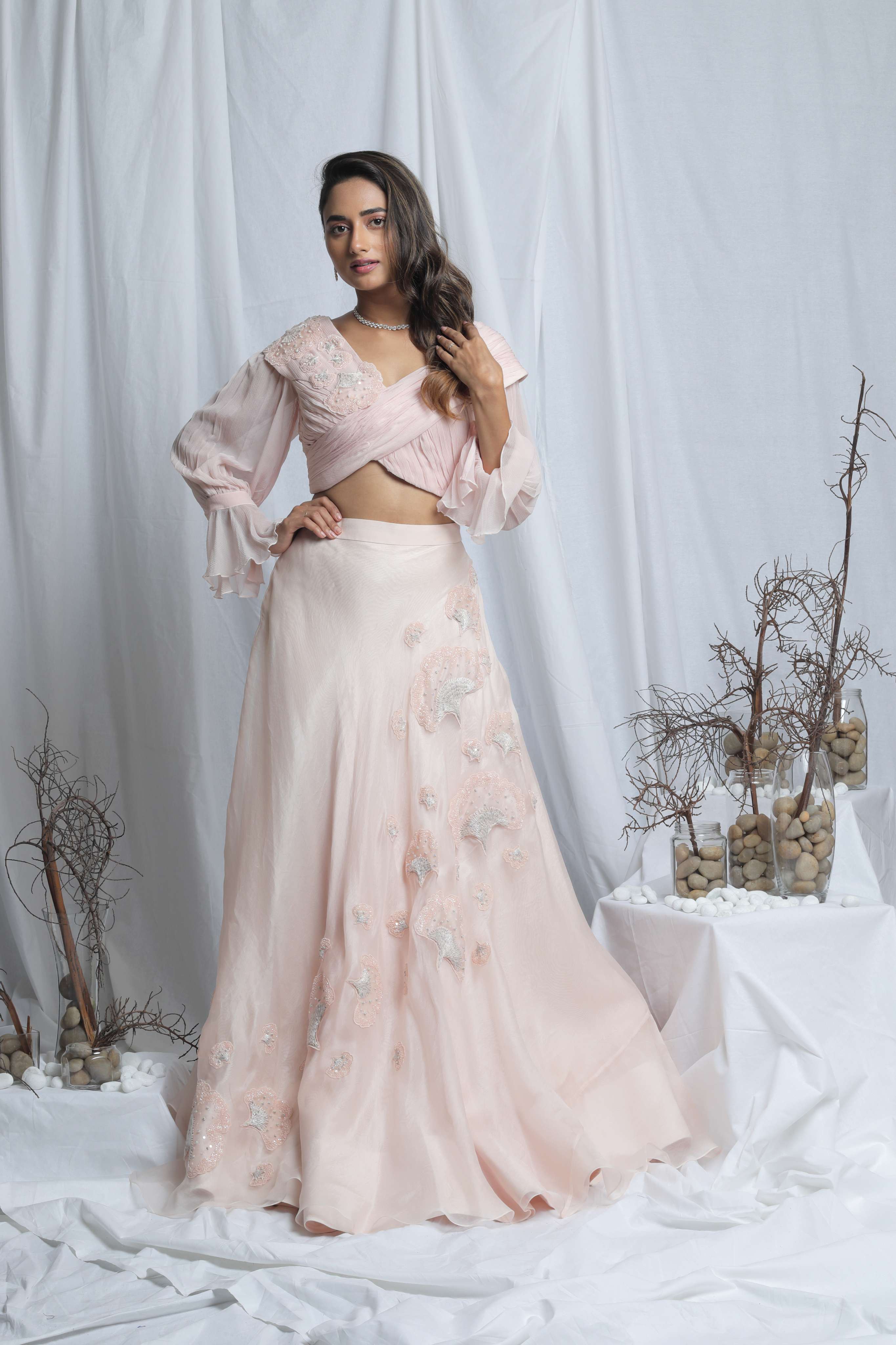 AVYANA CROSSOVER SKIRT SET