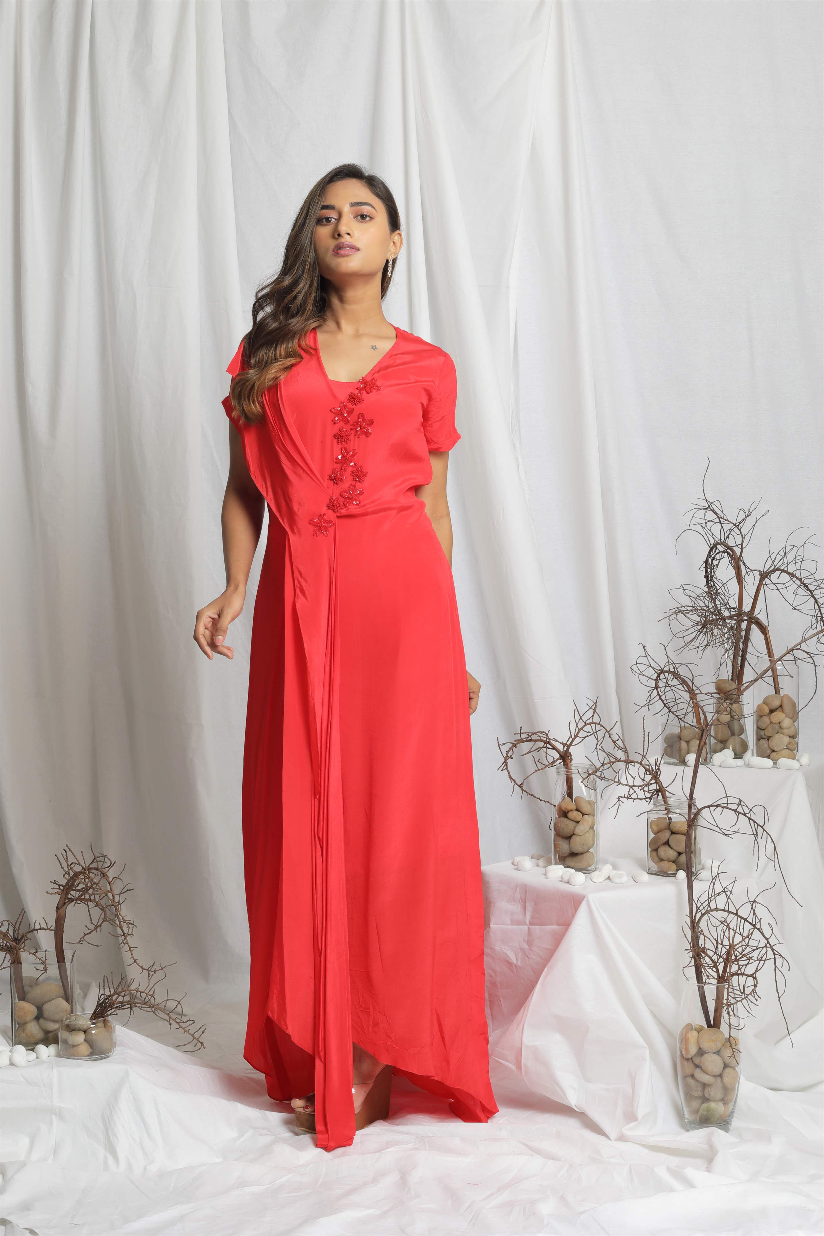 FIORELLA PLEATED DRESS Secondary image
