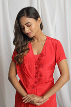 FIORELLA PLEATED DRESS