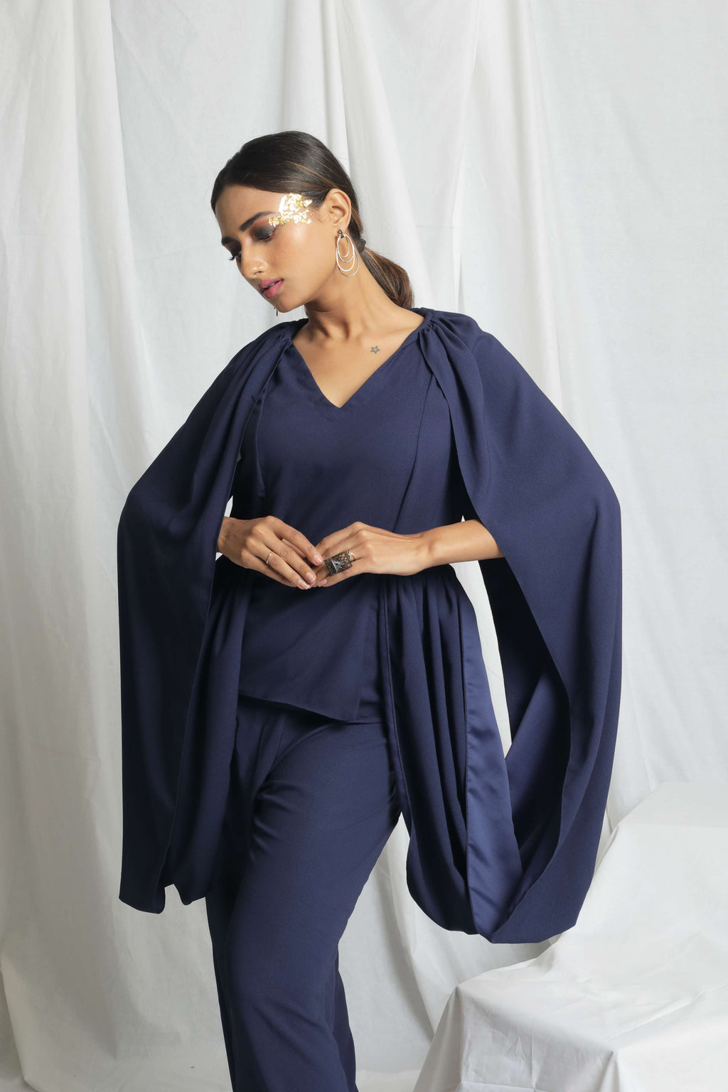 CAPE SLEEVES CO-ORD SET