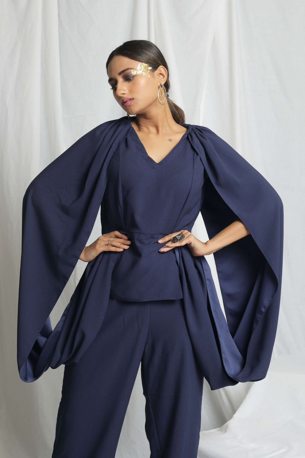 CAPE SLEEVES CO-ORD SET