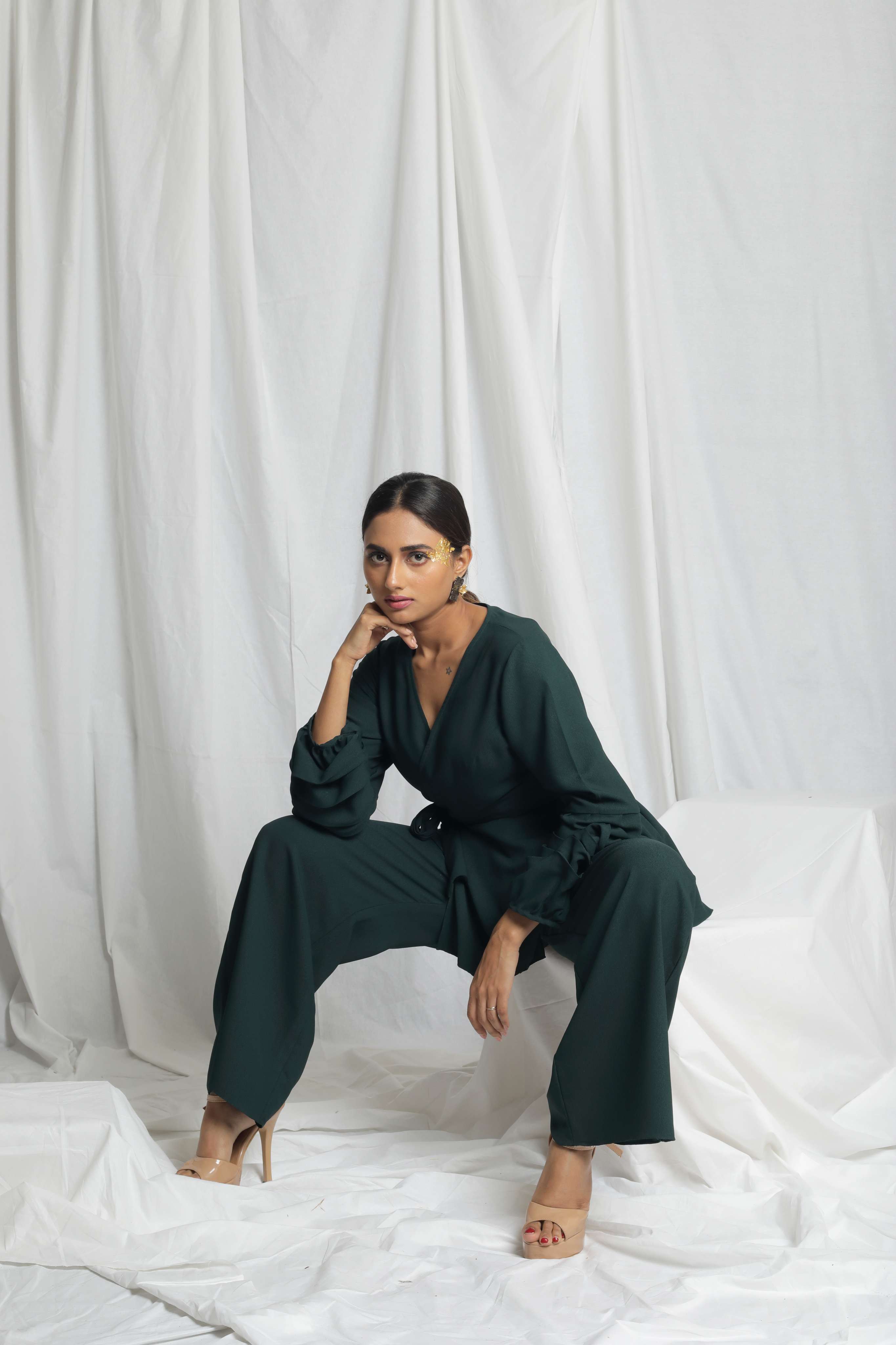 PLEATED SLEEVES CO-ORD SET