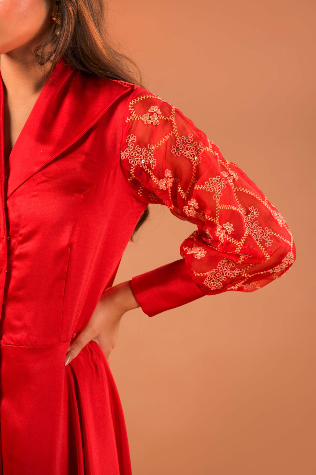ARIA OVERLAY DRESS