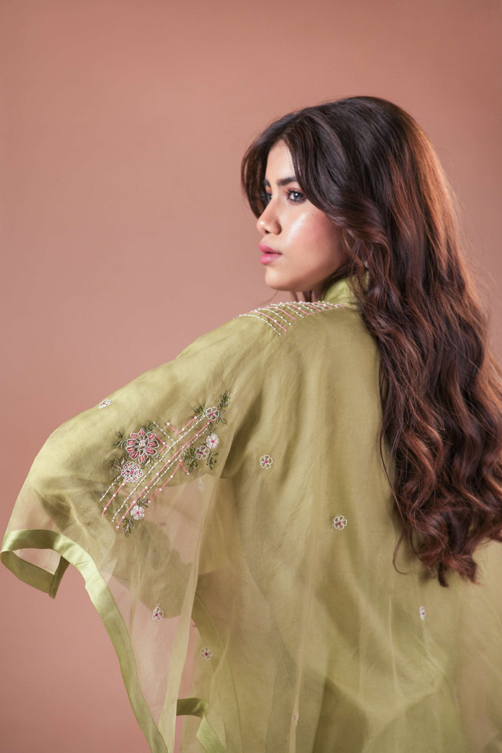 RAYA CAPE-SHIRT CO-ORDS SET