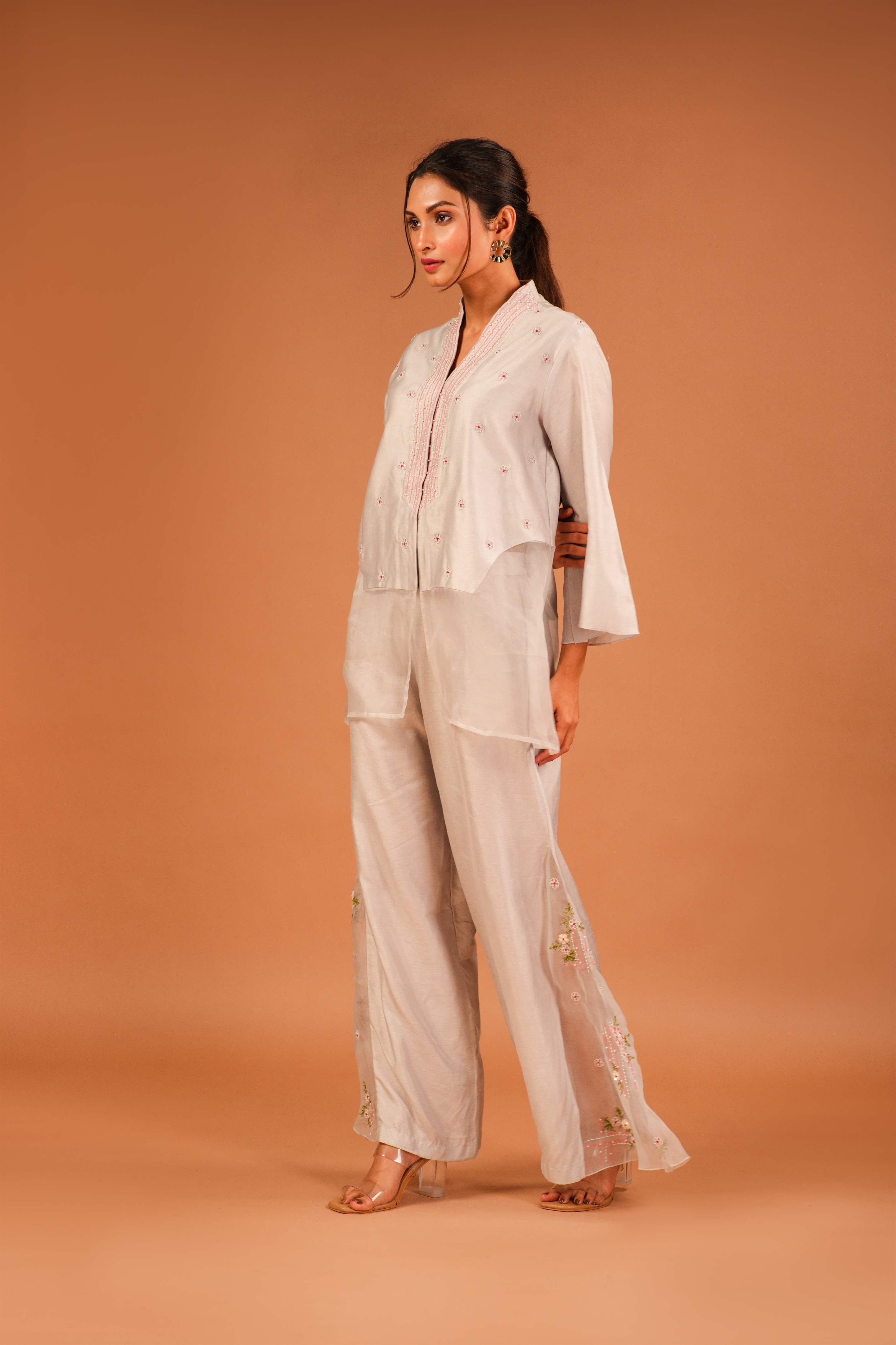 RAYA ORGANZA PANEL CO-ORD SET