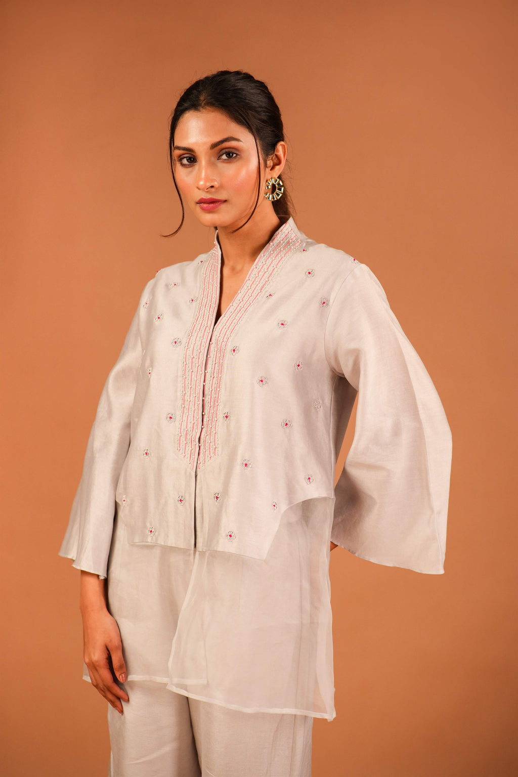 RAYA ORGANZA PANEL CO-ORD SET