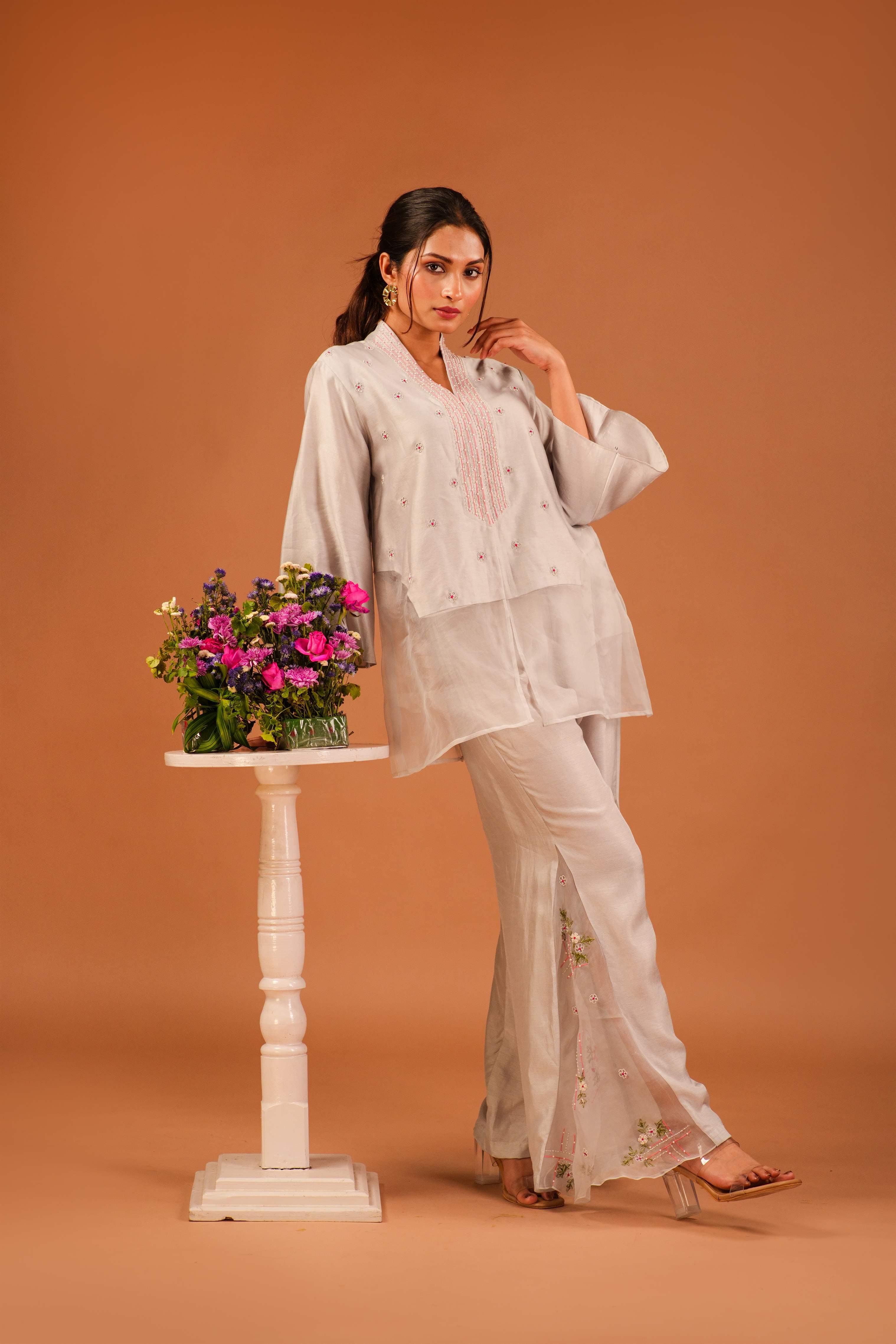 RAYA ORGANZA PANEL CO-ORD SET