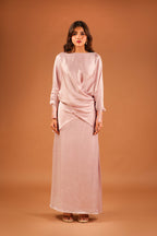 ARIA DRAPE TOP AND SKIRT SET