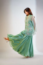 RAYA PEPLUM TOP WITH PALLAZO PANTS