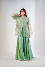 RAYA PEPLUM TOP WITH PALLAZO PANTS