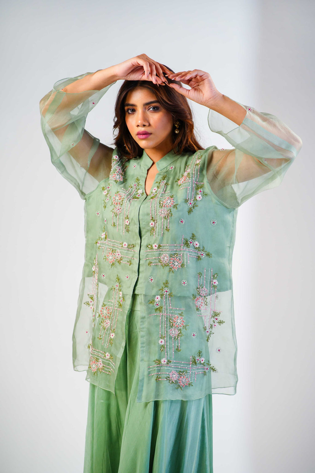 RAYA PEPLUM TOP WITH PALLAZO PANTS