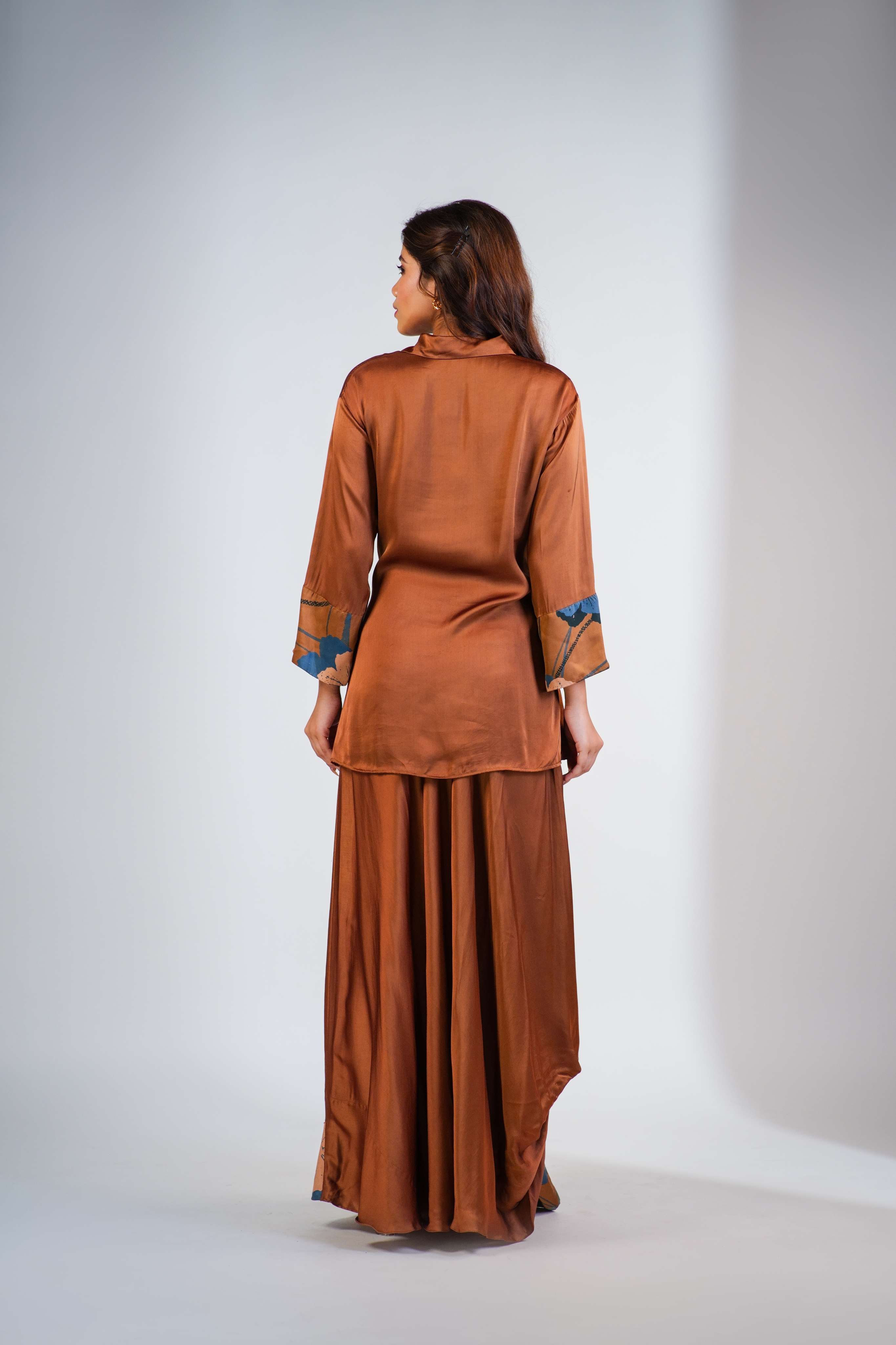MYSTICA ASYMMETRIC SKIRT-TOP SET