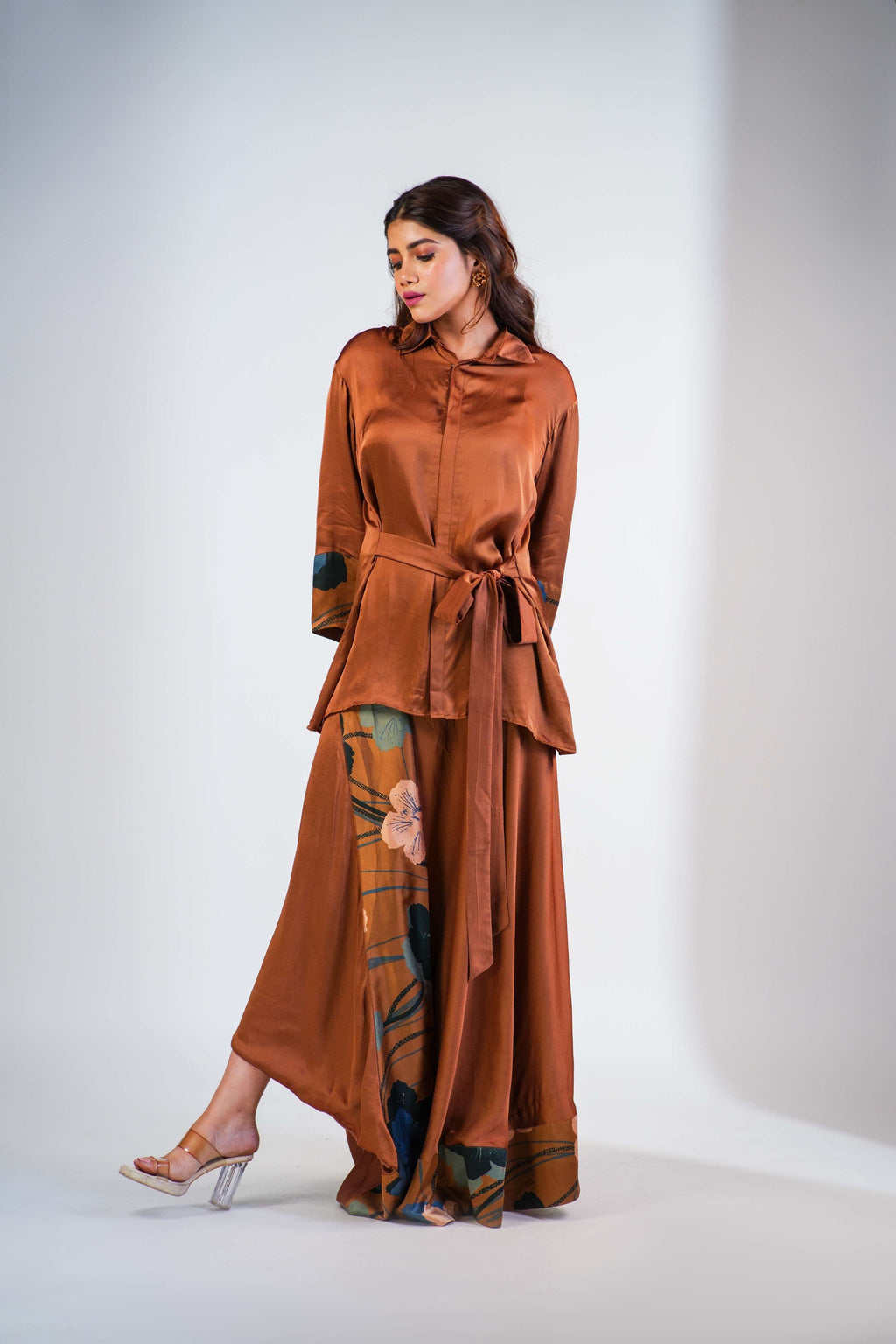 MYSTICA ASYMMETRIC SKIRT-TOP SET