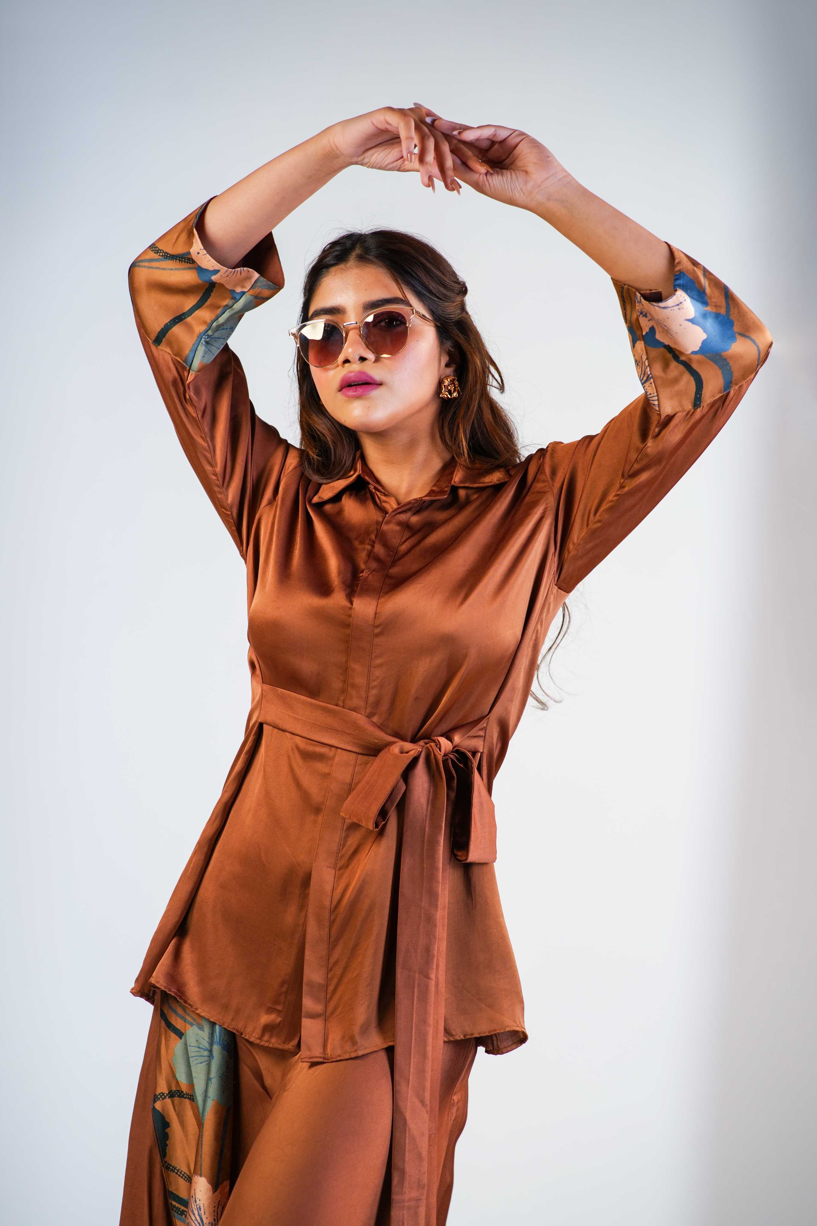 MYSTICA ASYMMETRIC SKIRT-TOP SET