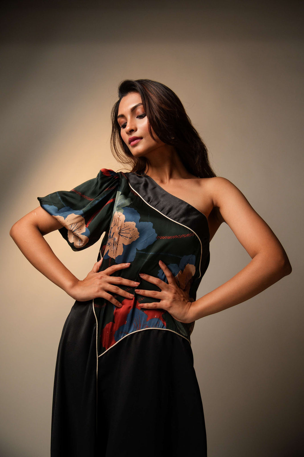 MYSTICA ONE SHOULDER DRESS